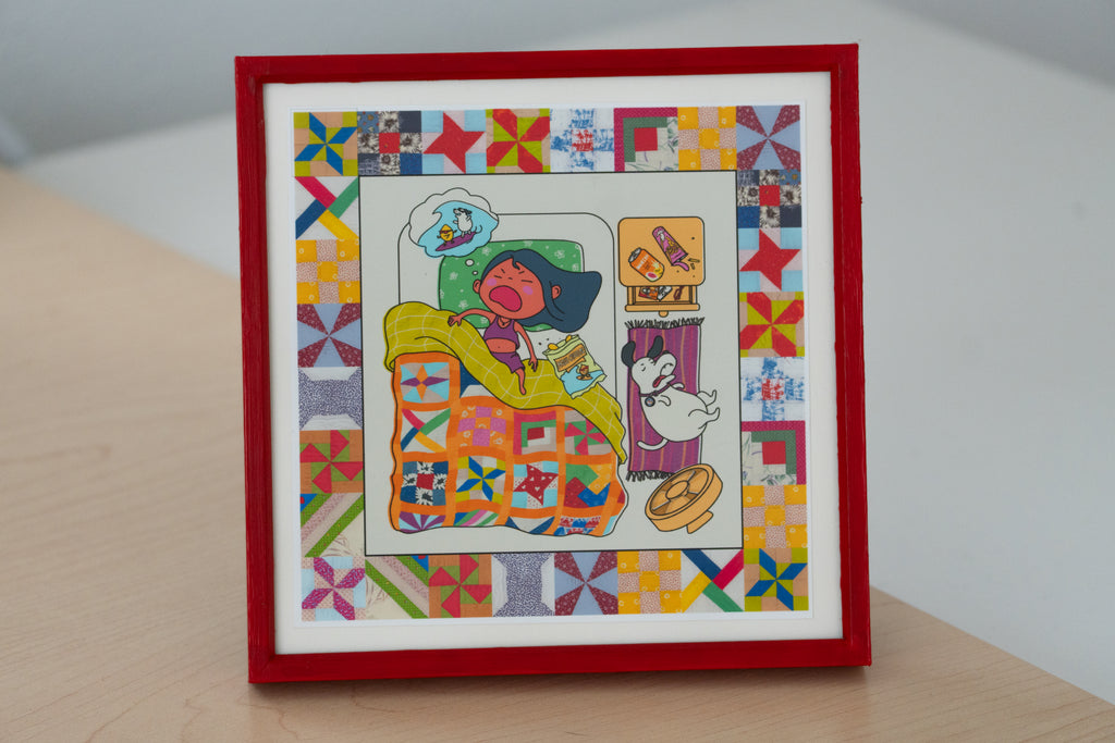 Napping at Grandma's House - 5x5 Art Print